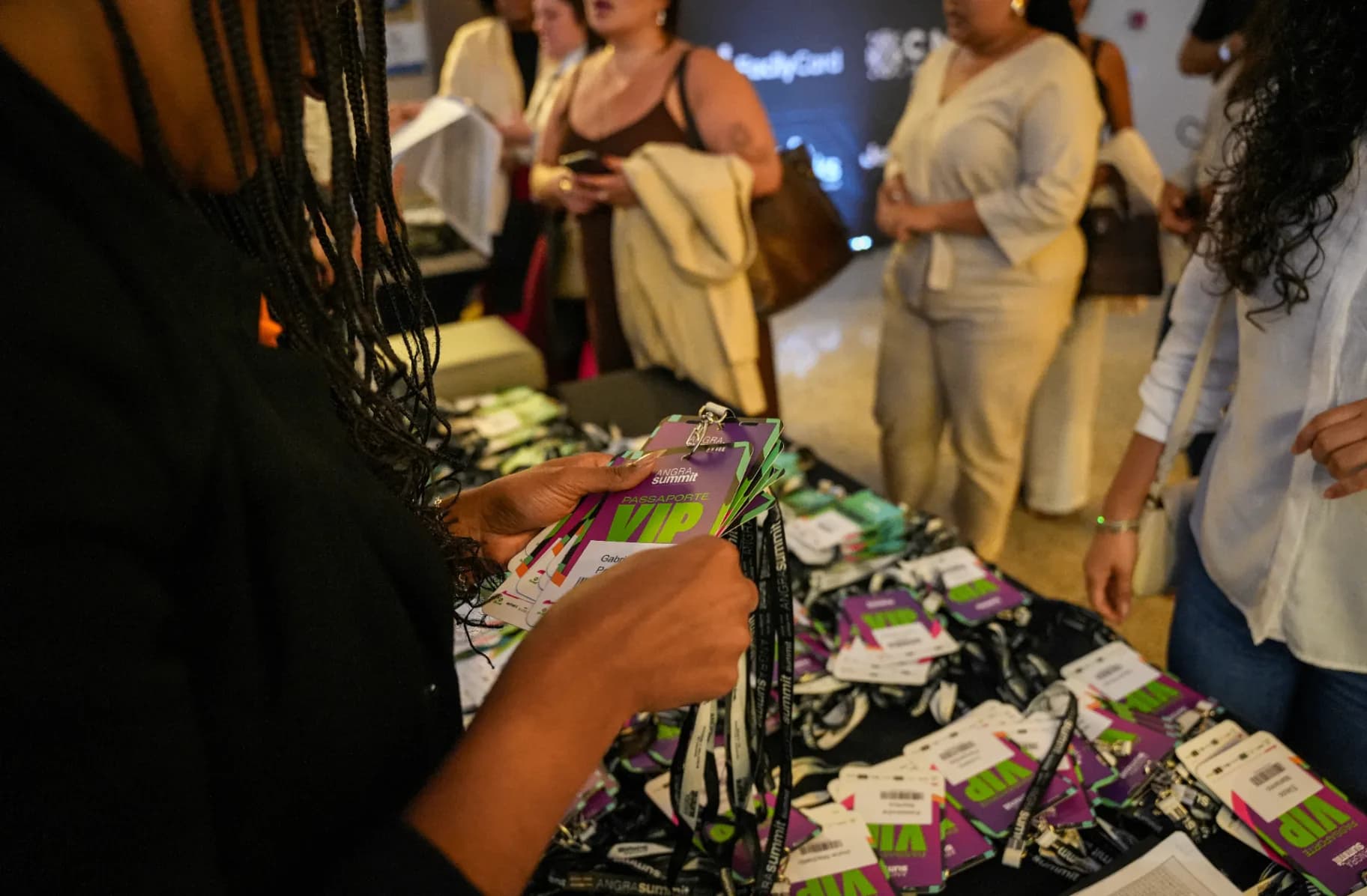 Credenciamento VIP com atendimento exclusivo no Angra Summit